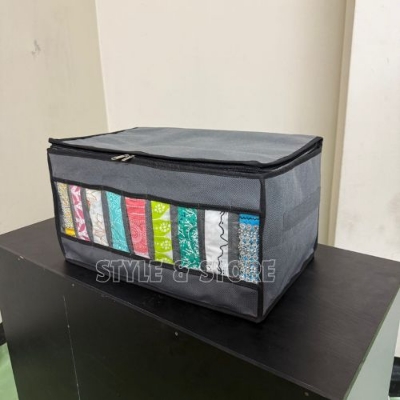 Picture of New Stylish font poly Transparent 9gard Cloths Storage Organizer With Cover