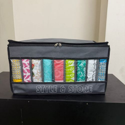 Picture of New Stylish font poly Transparent 9gard Cloths Storage Organizer With Cover