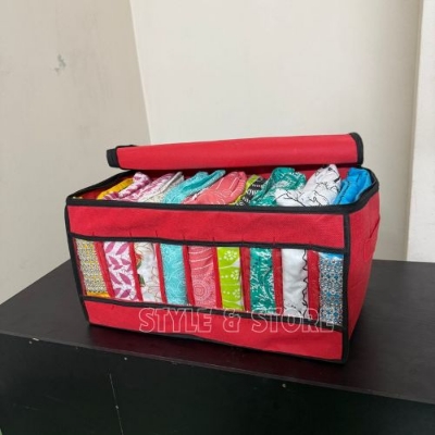 Picture of New Stylish font poly Transparent 9gard Cloths Storage Organizer With Cover