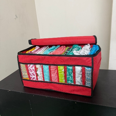 Picture of Transparent 9gard Cloths Storage Organizer With Cover