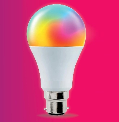 Picture of Multicolor Led Bulb 7 in 1 Color Led Bulb pin Multicolor