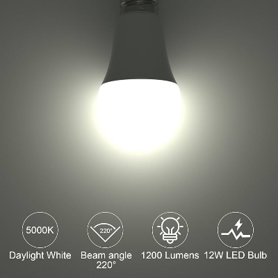 Picture of USB Bulb Light for Power Bank Portable 12W Light for use Indoor, Outdoor, Reading, Sleeping White