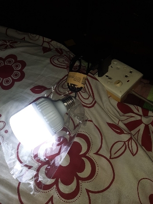 Picture of USB LED Bulb 20 Watt 5 Volts Bright Light Reading Lamp for Camping Used with Laptop, PC, Power Bank White