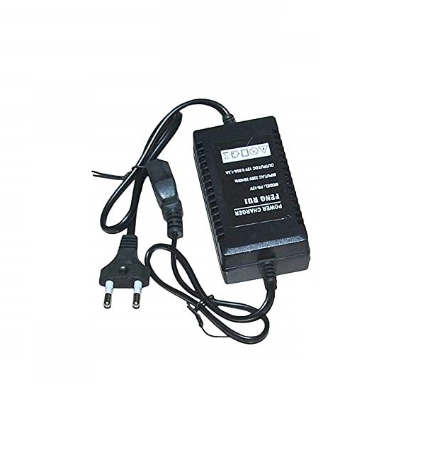 Picture of 12 Volt  Charger for Agriculture Spray Pump - Efficient Battery Power Charger for Sprayer Black
