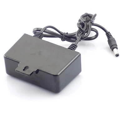 Picture of AC 220v to DC 12V 2A Outdoor Waterproof for Monitor CCTV CCD Security Camera Black