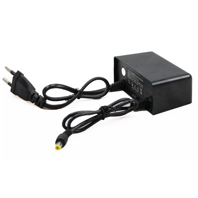 Picture of AC 220v to DC 12V 2A Outdoor Waterproof for Monitor CCTV CCD Security Camera Black