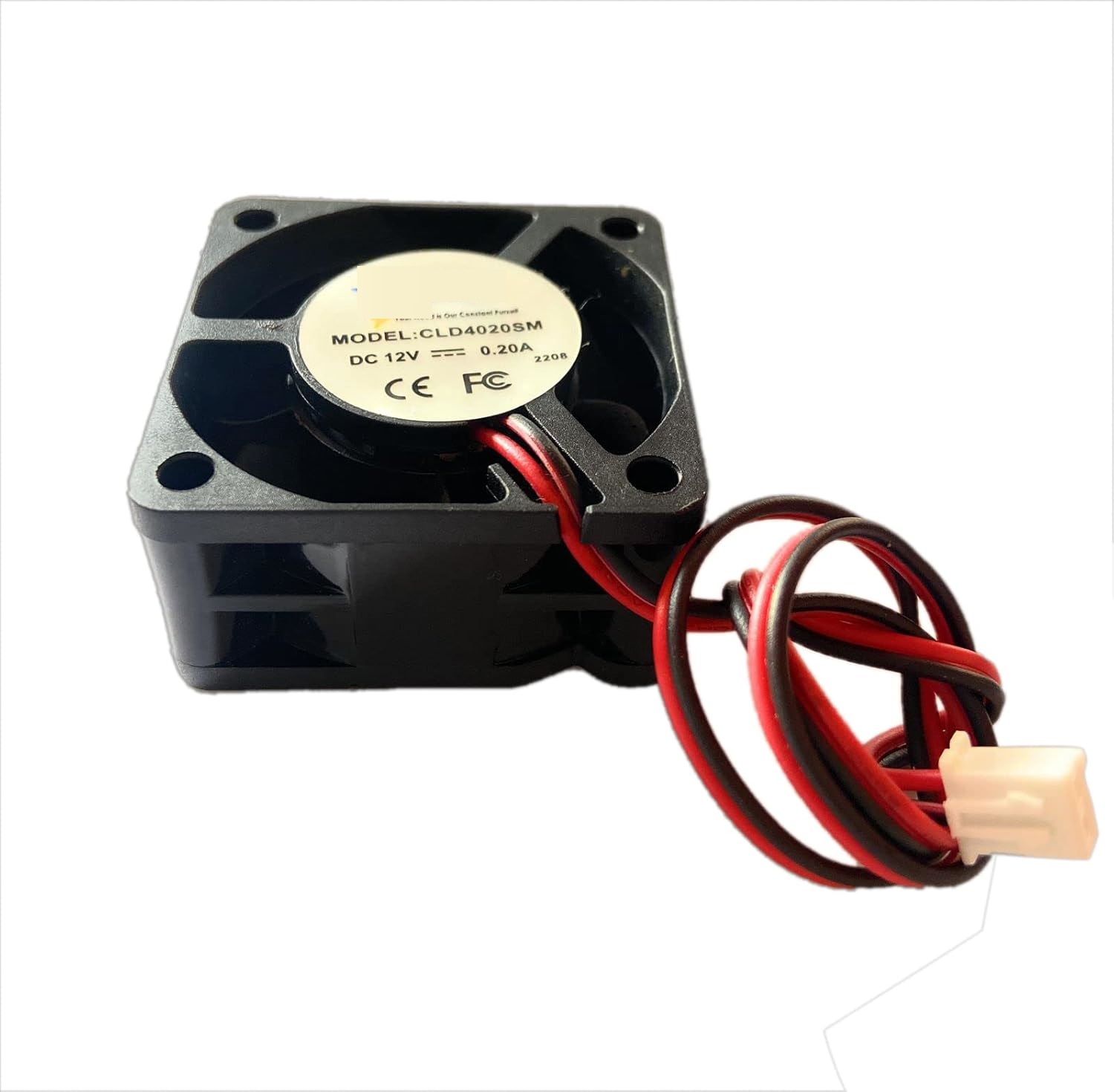 Picture of DHRUVPRO 12V Cooling Cabinet Fan Fan Square (12V 40X40X20-MM 1.5inch Black