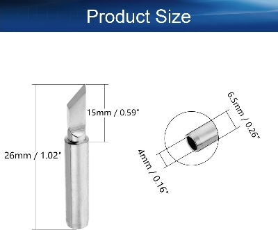Picture of 900M-T-K Soldering Bit, Soldering iron 908, Soldering Station 936, 937, 907 Silver