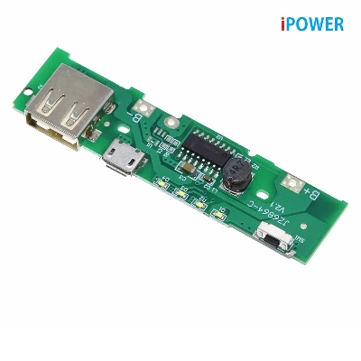 Picture of 5 Volt 1A Power Bank Charger Module Charging Circuit Board Step Up Boost Power Module for Mobile Power Bank DIY Multicolor