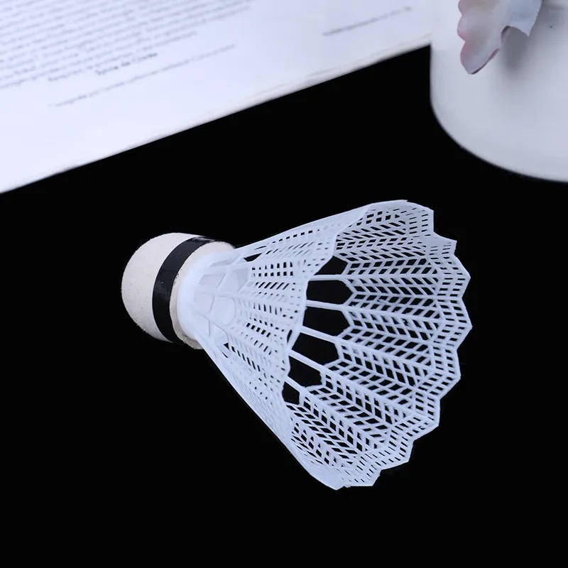 Picture of 12 Pcs Plastic Badminton Shuttlecock Lightweight For Practice Portable Shuttlecocks Training Kids Entertainment 