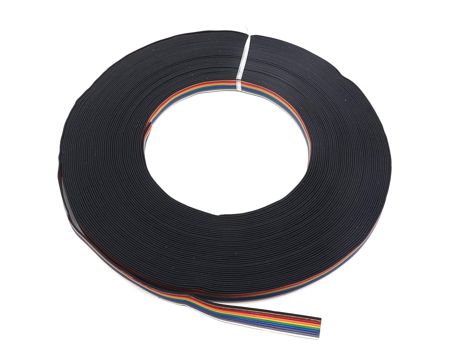 Picture of Electronic Spices Multicolor Flat Ribbon Cable 10 Colour wire 2 METER 