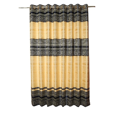 Picture of European Peony Pattern Voile Curtains Tulle Sheer Valances Home Decor - Multi