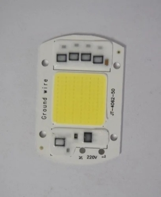 Picture of 50W 220V Led Cob Chip With Integrated Smart Ic Driver And With Heat Transferable Paste To Fix On Heat Sink (Cool White) White