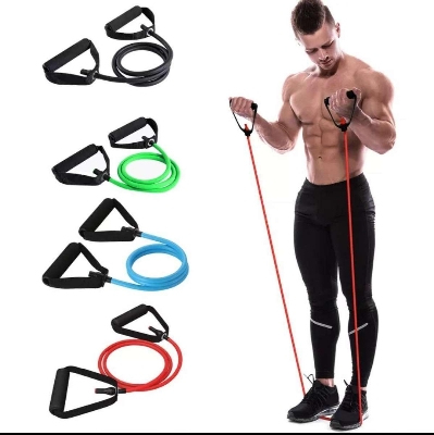 Picture of 120cm Yoga Pull Rope Elastic Resistance Bands Fitness Workout Exercise Tubes Practical Training Rubber Tensile Expander