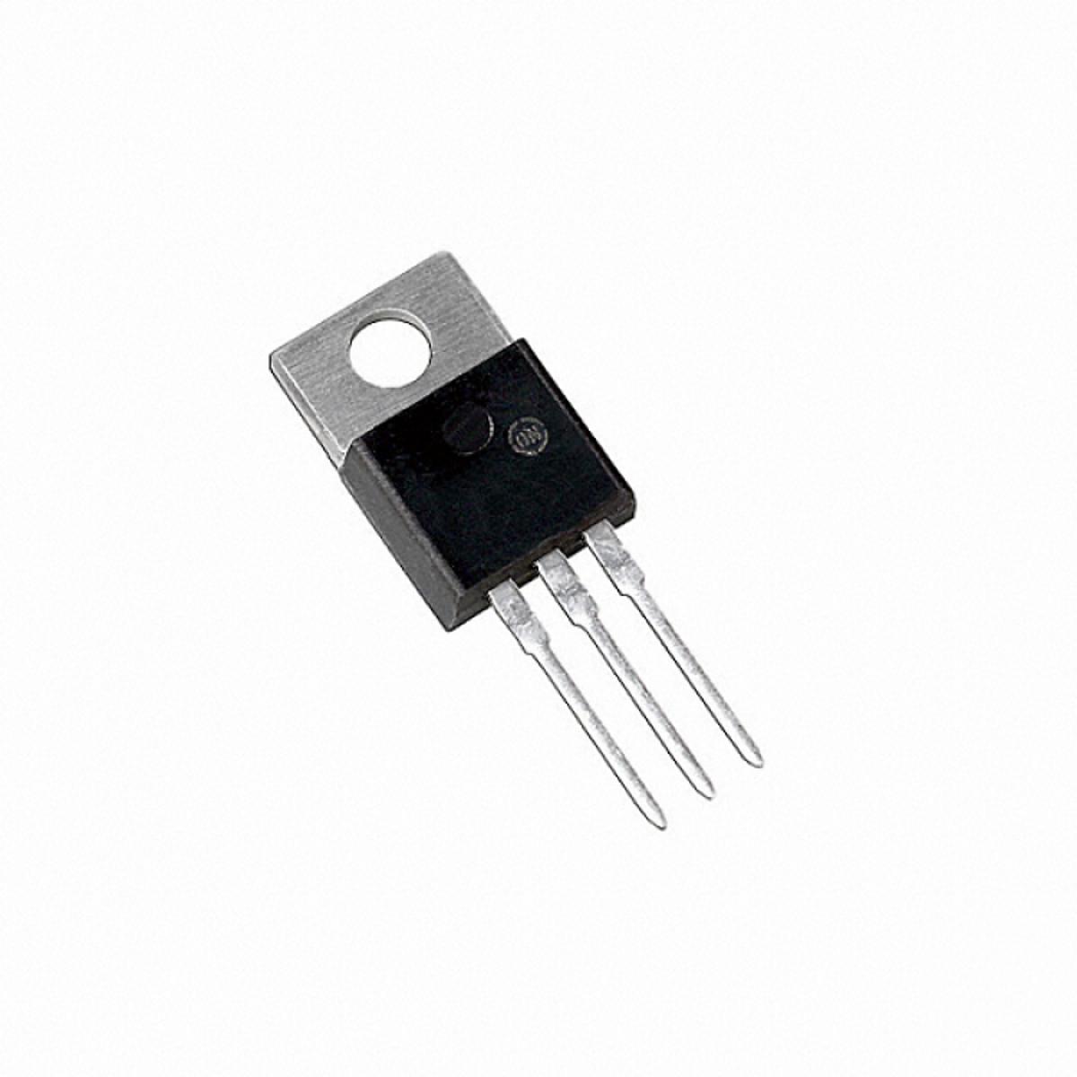Picture of 2 Pcs- BT136 BT136-600D TRIAC 4A 600V Three Terminal 3 Pin Leads TO-220 Electronics Components Parts Black
