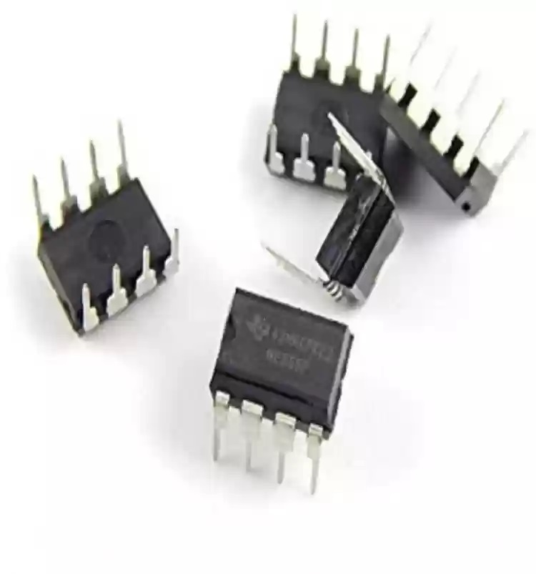 Picture of 2 Ps Ne555p Ne555 Ic Timer Ne Price N555 Ic555 Standard Single 8-pin Pdip 555 Electrical Accessories Black