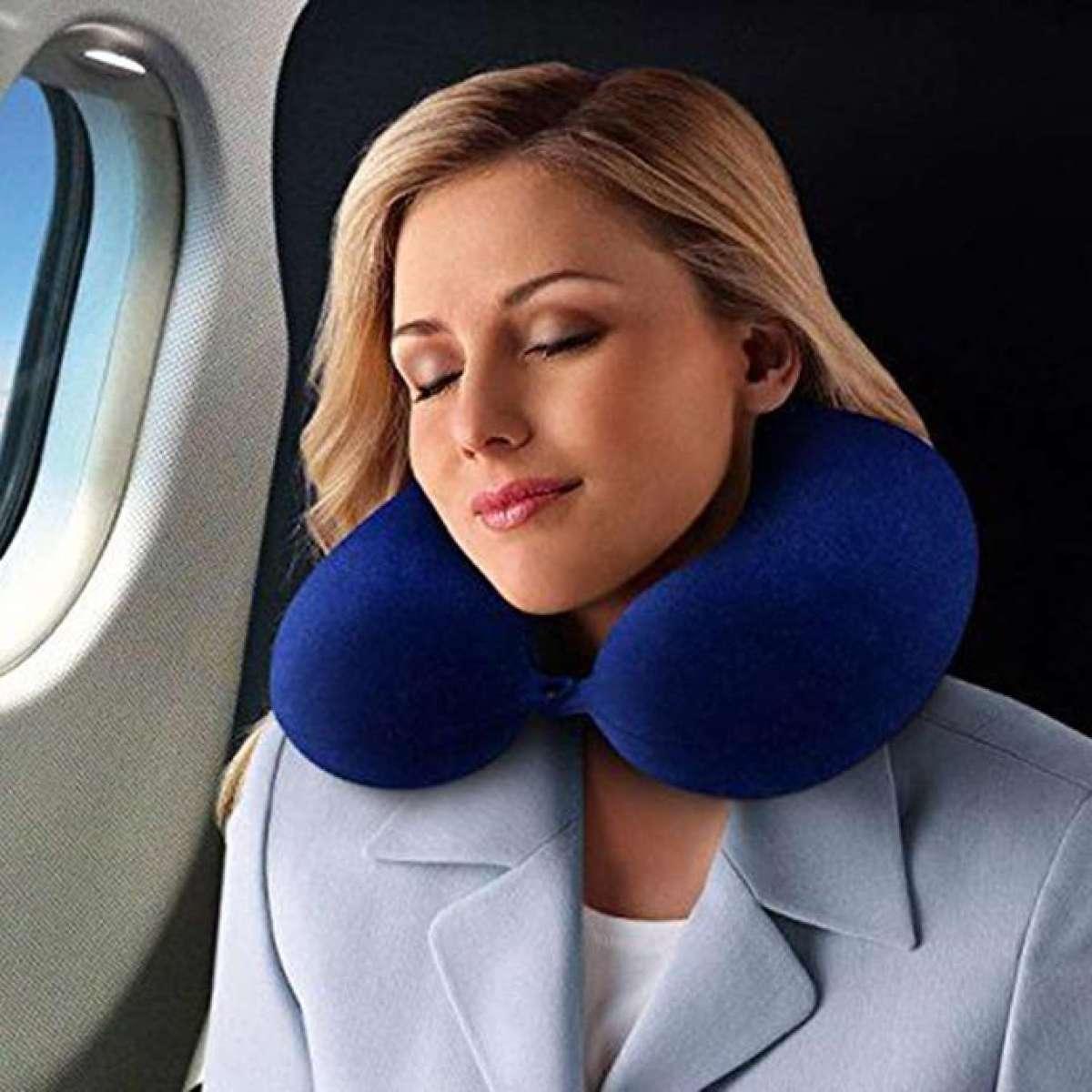 Picture of Vibrating Neck Massager Travel Pillow - Multi - Neck Pillow