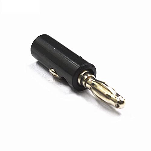 Picture of Banana Pin Connector Male 4mm Audio Speaker Plug Connector Jack Screw Black and Red Color 4 Ps Multicolor