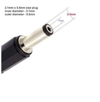 Picture of TPLink 9V 0.6a DC Cable Power Adaptor for TP Link Router, Modem and Other Black