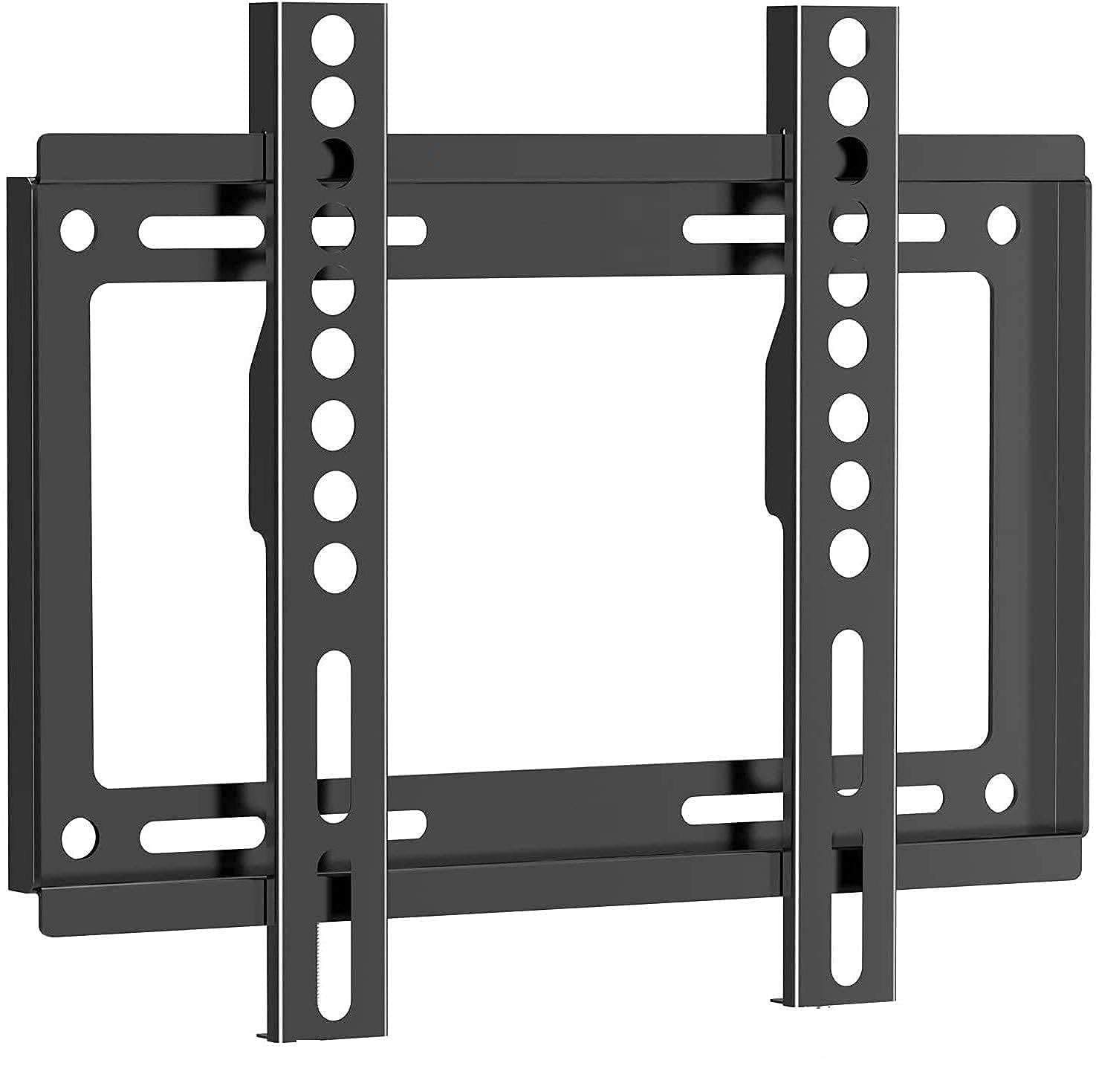 Picture of Heavy Duty TV Wall Mount Bracket for 14 inch to 42 inch LCD/LED/Monitor/Smart TV, Fixed Universal TV Wall Stand  (Fixed 14 inch to 42 inch) Black