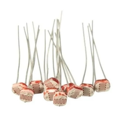 Picture of 5 Ps 5mm LDR Light Dependent Resistor Gold