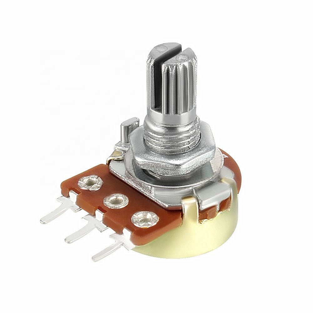 Picture of 3 Pin B10K Potentiometer 10K Ohm 2 Ps Multicolor