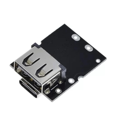 Picture of Type-C USB 5V 2A Battery Charging Discharging Boost Converter with USB Charger Module Black
