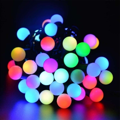 Picture of Decorative LED Fairy Light Ball Shaped - Multi-color - medium - 28 bulbsac
