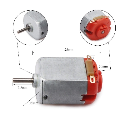 Picture of Mini Fan Kit - 2 Pcs DC Toy Motor, 2 Pcs. Mini Four Blade Fan 2 Set Multicolor