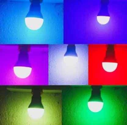 Picture of Multicolor LED Light Bulb, Color Changing Night Lights Pin Multicolor