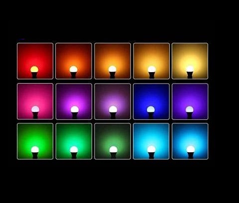 Picture of 16 Color RGB Bulb LED - Multicolor Bulb -Base B-22 - 220V Household Lighting Multicolor