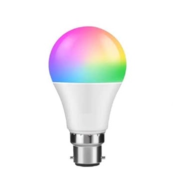 Picture of Multi Color LED Bulb At Home | Multicolor LED Bulb 7 In 1 Color LED Bulb | RGB LED Bulb Base B-22 Pin Multicolor