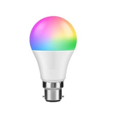 Picture of Multi Color LED Bulb At Home | Multicolor LED Bulb 7 In 1 Color LED Bulb | RGB LED Bulb Base B-22 Pin Multicolor