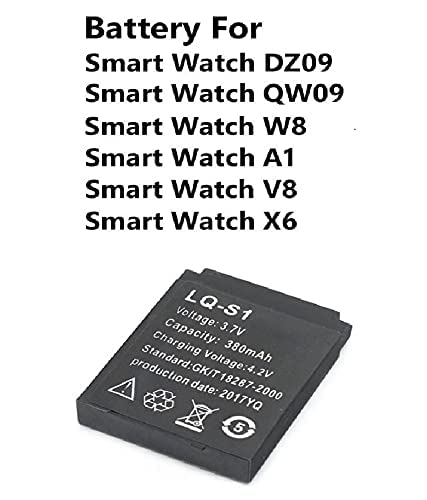 Picture of LQS1 Battery Lithium Ion 380mAh for Smart Watch Battery lq-s1 Battery Multicolor