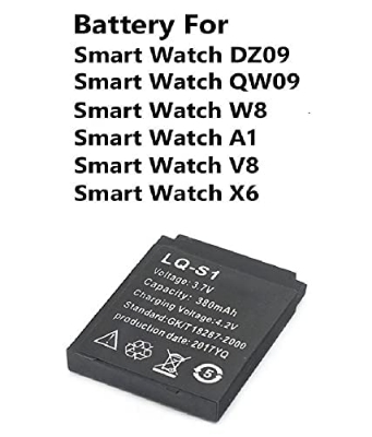 Picture of LQS1 Battery Lithium Ion 380mAh for Smart Watch Battery lq-s1 Battery Multicolor