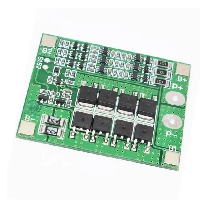 Picture of 3S 25A 12 Volt Lithium Battery Charger Protection Board BMS Module for 3 Piece 18650 Li-ion Battery Cell Charging 11.1V 12.6V Multicolor
