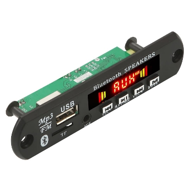 Picture of 5V Wireless BT Player USB FM MP3 Player WMA Decoder Board TF Card Fm Radio Audio Decoder Module Bluetooth Card Black