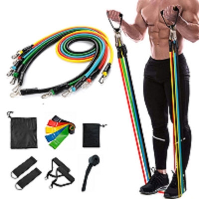 Picture of POWERFULL RESISTANCE BAND BEST QUALITY [1 SET 5 PCS] BIG OFFER