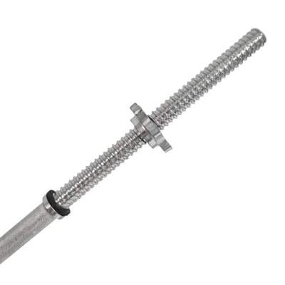 Picture of 4 Ft Standard Spinlock Barbell With Collars - Silver