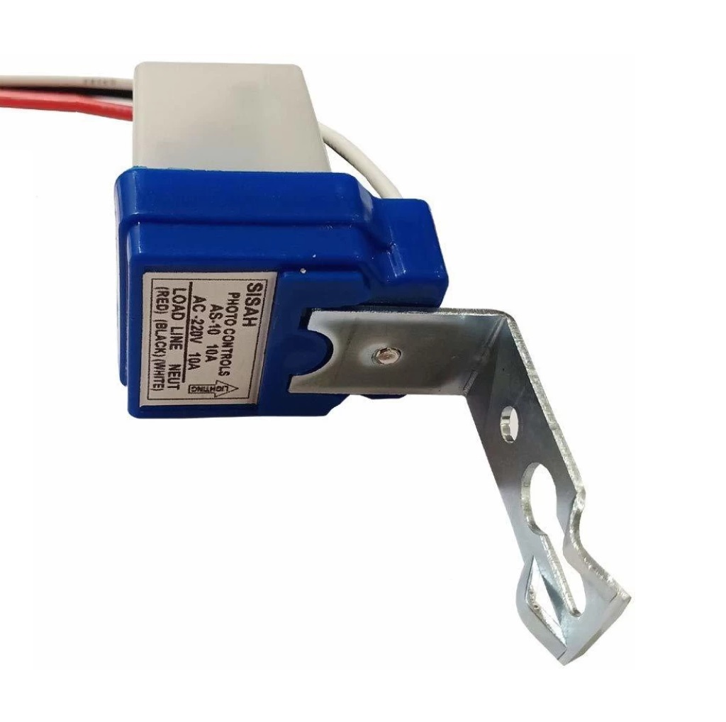 Picture of Electronic Spices AC  220V 10A Auto On Off Day/Night Photocell SensorPhotocell Light Switch Photoswitch Light Sensor Switch (220V) Multicolor