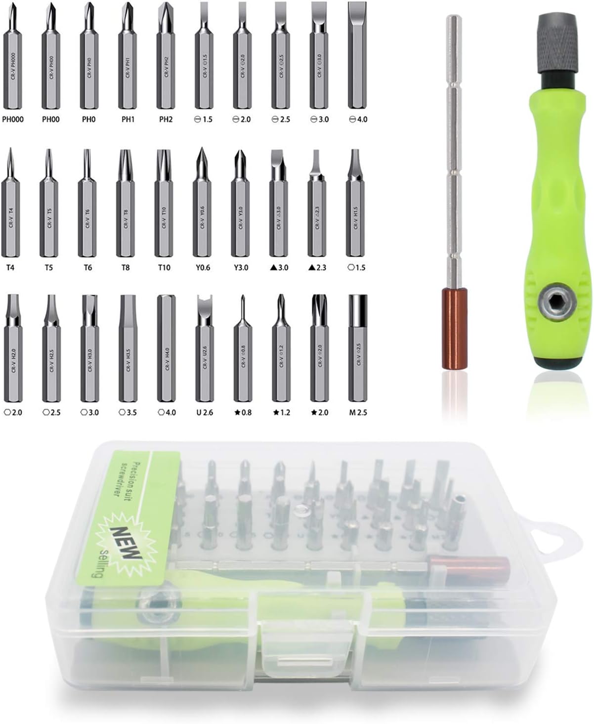 Picture of Screwdriver Tools Box Set 32 in 1 Multicolor