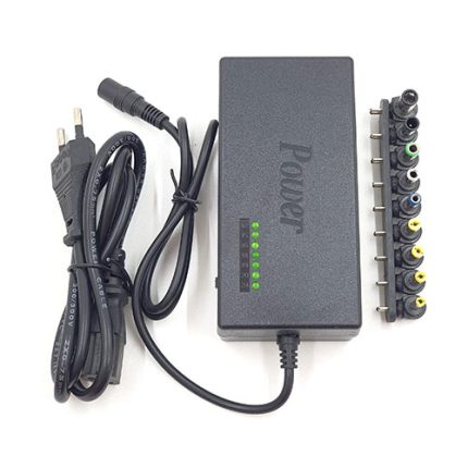 Picture of 96 Watt Adjustable Universal Power Supply Charger Adapter For Notebook Laptop DC 12 - 24 Volt Black