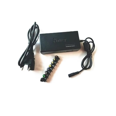 Picture of 96 Watt Adjustable Universal Power Supply Charger Adapter For Notebook Laptop DC 12 - 24 Volt Black