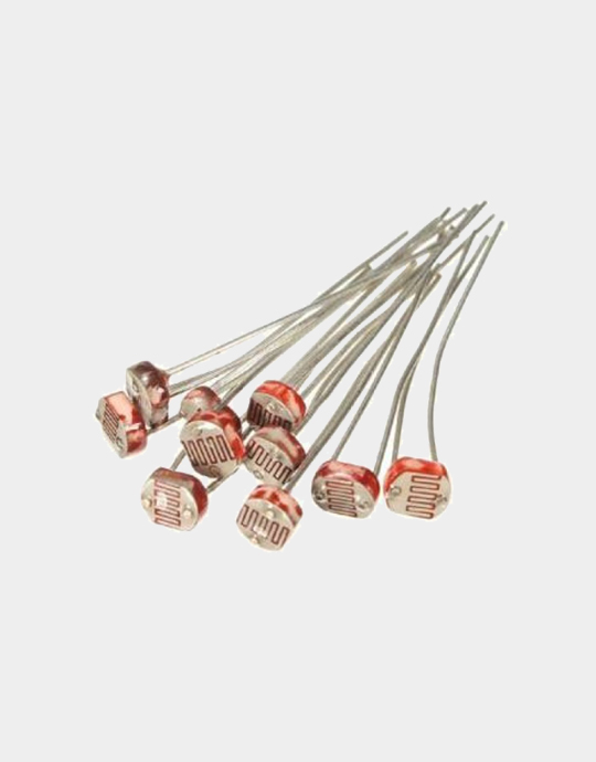 Picture of 5 Pieces of Light Dependent Resistors (LDR) Multicolor