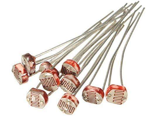 Picture of 5 Pieces of Light Dependent Resistors (LDR) Multicolor