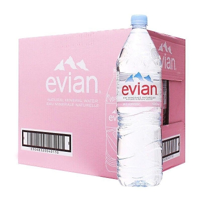 Picture of Evian Natural Mineral Water - 1.5Ltr - 12Pcs