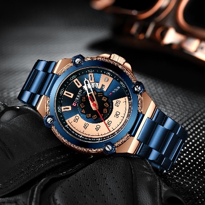 Picture of CURREN 8345 Luxury Design Watch for Men Quartz Military Watch Business Stainless Steel Date Wristwatches Male Clock