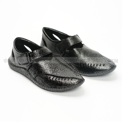 Picture of STEP FASHION Eva Gambol Black Slipper Sandal Shoes for Men