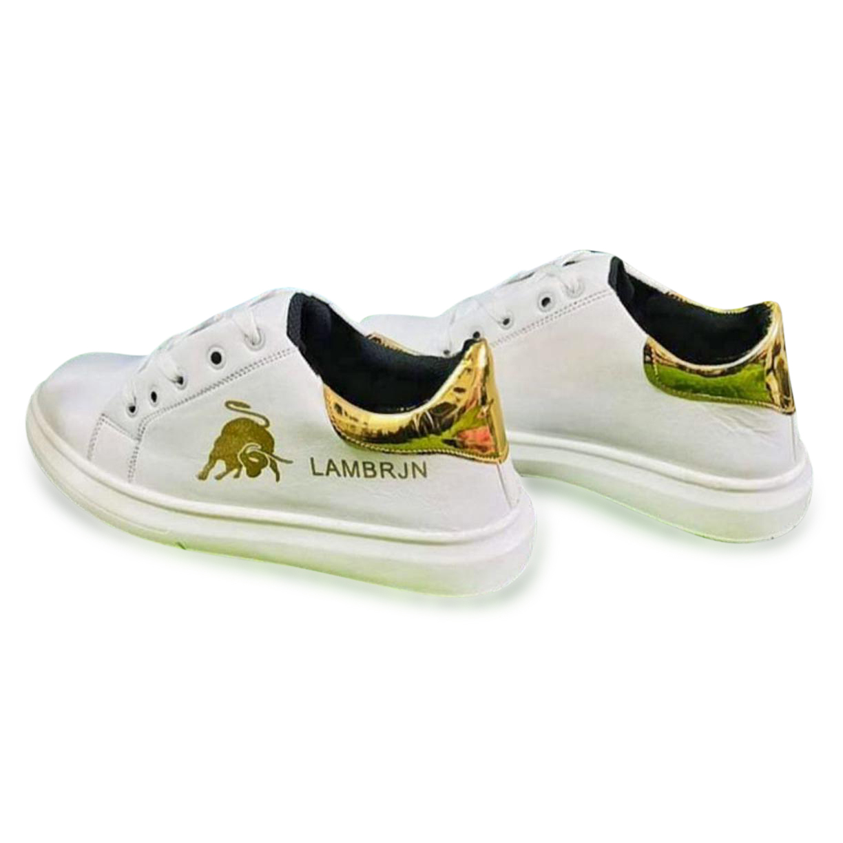 Picture of Running Sports Sneakers White Color Shoes Casual Lace-Up Winter and Summer Men's Shoes - White Shoes