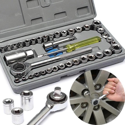 Picture of 40 in 1 Pieces Tool Kit and Screwdriver and Socket Set